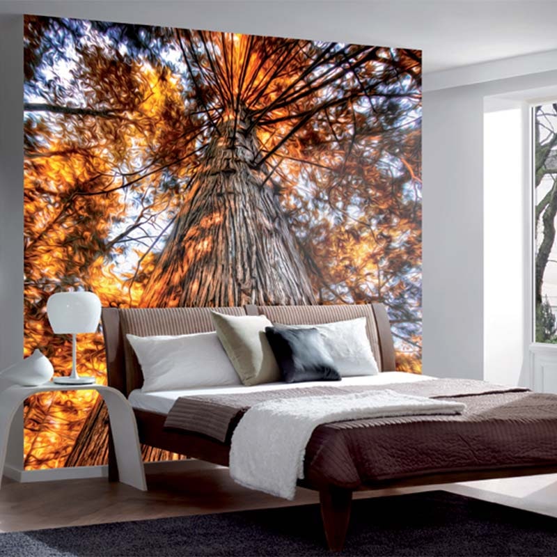 Bed Room Customized Wallpaper